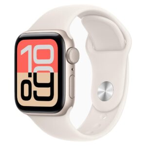 Apple Watch SE 3 GPS 40mm Starlight Case with Sport Band M/L - MEH54AF/A - Starlight