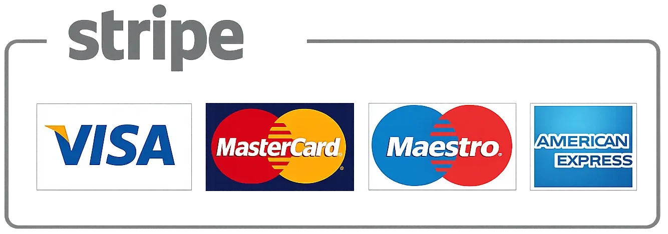 Secure payment powered by Stripe