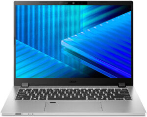 Acer TravelMate P2 14 Laptop, 14" WUXGA IPS ComfyView Display, Intel Core Ultra 5 225U, 16GB RAM, 1TB SSD, Intel Graphics, English Keyboard, No OS, Silver - NX.BSQEM.007