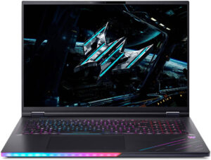 Acer Predator Helios 18 AI Gaming Laptop, 18" WQUXGA IPS 120Hz Display, Intel Core Ultra 9 275HX, 192GB RAM, 3TB SSD, GeForce RTX 5090 24GB GPU, English-Arabic K/B, Win11Pro, Black - NH.QVWEM.001