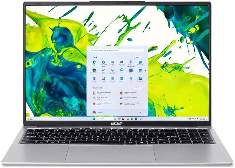 Acer Aspire Lite AL16-54P-39U1 Laptop, 16" WUXGA IPS Display, Intel Core i3-1305U Processor, 8GB RAM, 512GB SSD, Intel UHD Graphics, English Keyboard, NO OS, Silver - NX.D75EM.004