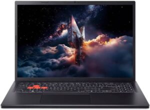 Acer Nitro Lite Gaming Laptop, 16" WUXGA IPS 165Hz Display, Intel Core i7-13620H, 16GB RAM, 512GB SSD, GeForce RTX 4050 6GB GPU, English-Arabic Keyboard, Windows 11 Home, Black - NH.DAGEM.002