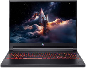 Acer Nitro V 16 AI Gaming Laptop, 16" WUXGA ComfyView IPS Display, AMD Ryzen 5 240, 16GB RAM, 512GB SSD, GeForce RTX 5050 8GB GPU, English Keyboard, Win11, Black - NH.U2NAA.001