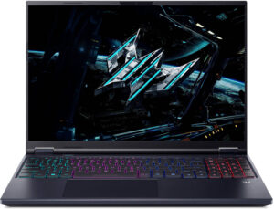 Acer Predator Helios Neo 16 AI Gaming Laptop, 16" WQXGA OLED 240Hz Display, Inlet Core Ultra 9 275HX, 32GB RAM, 1TB SSD, GeForce RTX 5070 8GB GPU, Eng-Arab K/B, Win 11, Black - NH.QX3EM.001