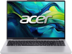 Acer Aspire Lite 15 Laptop, 15.6-Inch FHD IPS SlimBezel Display, Intel Core i7-12650H, 16GB RAM, 512GB SSD, Intel UHD Graphics, English-Arabic K/B, Windows 11 Home, Light Silver - AL15-71P-71D3
