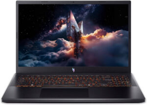 Acer Nitro V 15 Gaming Laptop, 15.6" FHD IPS 165Hz Display, Intel Core i9-13900H, 16GB RAM, 512GB SSD, GeForce RTX 5060 8GB GPU, English Keyboard, No OS, Obsidian Black - NH.QZ8EM.001