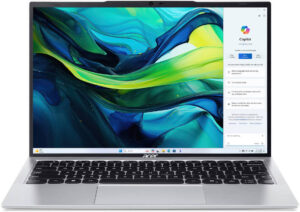 Acer Aspire Lite Laptop, 14" WUXGA ComfyView IPS 60Hz Display, Intel Core i5-1334U, 16GB RAM, 512GB SSD, Intel UHD Graphics, English-Arabic Keyboard, Windows 11 Home, Silver - NX.J85EM.001