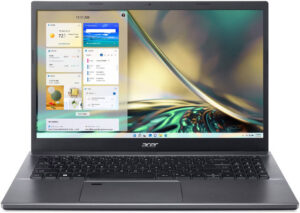 Acer Aspire 5 Laptop, 15.6" FHD IPS ComfyView 60Hz Display, Intel Core i5-1235U, 8GB RAM, 512GB SSD, GeForce RTX 2050 4GB GPU, English-Arabic K/B, Win11Home, Iron - NX.KNZEM.003
