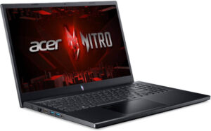 Acer Nitro V ANV16 Gaming Laptop, 16" WUXGA 165 Hz Display, AMD Ryzen 7-8845HS, 16GB RAM 512GB SSD NVIDIA GeForce RTX 4050 6GB Graphics, Backlit ENG-ARB K/B, Windows 11, Black - NH.QP1EM.003