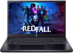 Acer Nitro V ANV15 Gaming Laptop, 15.6" LCD 144 Hz Display, AMD Ryzen 5-7535HS, 8GB RAM, 512GB SSD, NVIDIA GeForce RTX 2050 4GB Backlit ENG-ARB KB, Win 11 Home, Black - NH.QPGEM.001