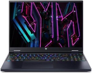 Acer Predator Helios Neo 16 Gaming Laptop, 16" WQXGA 240Hz Display, Intel Core i9-14900HX, 32GB RAM, 1TB SSD, NVIDIA GeForce RTX 4080 12GB, RGB Backlit English K/B, No OS, Black - NH.QRAEM.001