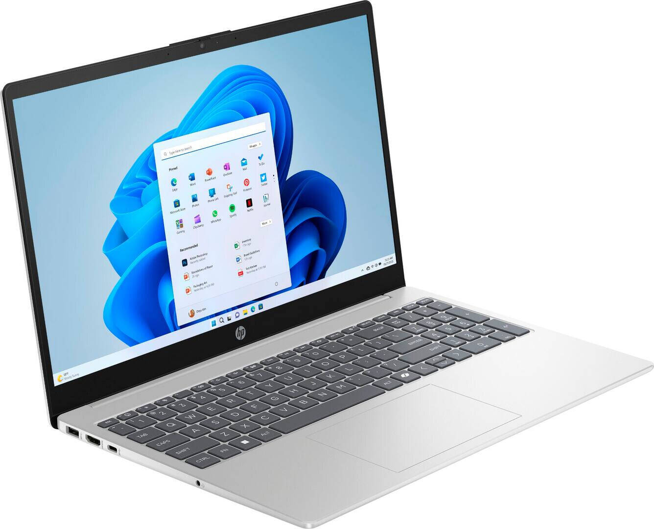 HP HP 15 Series B4HN8UA Laptop - 15.6-inch diagonal, FHD (1920 x 1080), touch, IPS, micro-edge, BrightView, Intel Core 7 150U, 16GB RAM, 512GB SSD, Intel Graphics
