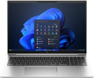 HP EliteBook A44LQUA#ABA Laptop - 16" diagonal, WUXGA (1920 x 1200), IPS, anti-glare, 300 nits, 45% NTSC, AMD Ryzen™ 7 PRO 8840U (up to 5.1 GHz max boost clock, 16 MB L3 cache, 8 cores, 16 threads), 32GB RAM, 1TB SSD, Integrated: AMD Radeon™ 780M Graphics