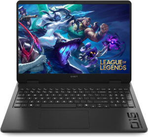 HP OMEN Slim D13PYEA Laptop - 16" diagonal, 2K (1920 x 1200), 60-165 Hz, 3 ms response time, IPS, micro-edge, anti-glare, Low Blue Light, 400 nits, 100% sRGB, Intel® Core™ Ultra 7 255H (up to 5.1GHz, 24MB L3 cache, 16 cores / 16 threads), 16GB RAM, 1TB PCIe Gen4 NVMe M.2 SSD, NVIDIA® GeForce RTX™ 5060 Laptop GPU, 8GB GDDR7