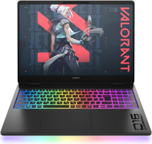 HP OMEN MAX D13P3EA Laptop - 16" WQXGA (2560×1600), 60–240Hz, 3ms, IPS, Anti-glare, 500 nits, Intel Core Ultra 7 255HX (20 Cores, up to 5.2GHz, 30MB Cache), 32GB RAM, 1TB PCIe Gen4 NVMe M.2 SSD, NVIDIA GeForce RTX 5070 Ti Laptop GPU (12GB GDDR7)