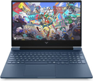 HP Victus D15E5EA Laptop - 15.6" FHD IPS 144Hz, Intel Core 7 240H (up to 5.2 GHz, 24 MB L3 cache, 10 cores, 16 threads), 16GB RAM, 1 TB PCIe NVMe SSD, Discrete – NVIDIA GeForce RTX 5060 Laptop GPU (8 GB GDDR7)