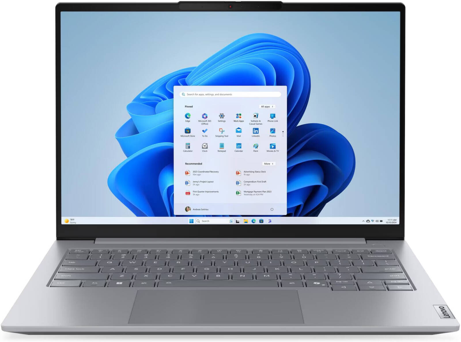 Lenovo ThinkBook 14 G8 IAL Laptop, 14" WUXGA IPS 60Hz Display, Intel Core Ultra 7 255H, 8GB RAM, 512GB SSD, Integrated Intel Arc 140T, Backlit - Arabi