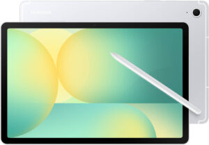 SAMSUNG Galaxy Tab S10 FE Tablet, 10.9" WUXGA+ TFT Display, Exynos 1580 Chipset, 12GB RAM, 256GB Storage, Xclipse 540 GPU, S-Pen Included, 5G Connectivity, 8000mAh Battery, Silver | SM-X526BZSEMEA