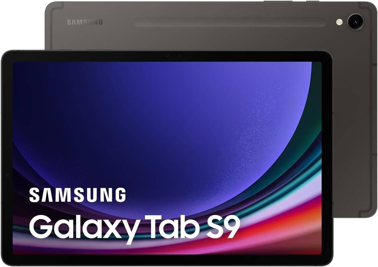 Samsung Galaxy Tab S9 5G Android Tablet, 11" Dynamic AMOLED 2X 120Hz, 8GB RAM, 128GB Storage, MicroSD Slot, S Pen Included, Rear 13MP/Front 12MP Camera, UAE Version, Graphite | SM-X716