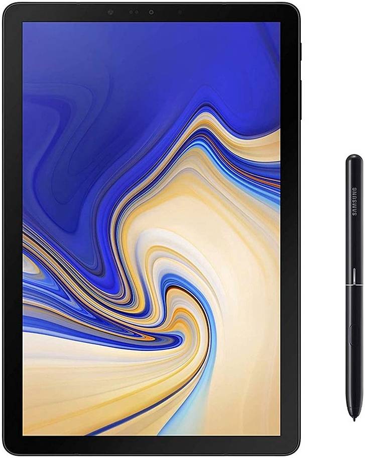 Samsung Galaxy Tab S4 with S Pen, 10.5" Super AMOLED Display, Octa-Core 2.3 GHz Processor, 4GB RAM, 64GB Storage, Wi-Fi / 4G LTE Network, 13 MP/8MP Camera, 7300mAh Battery, Black | SM-T835