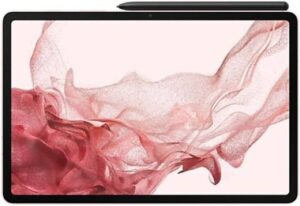 Samsung Galaxy Tab S8, 11.0" LCD Display, 8GB RAM, 128GB Storage, WiFi Network, Snapdragon 8 2.99 GHz, 13.0 MP+6.0 MP/12.0 MP Camera, 8000mAh Battery, ME Version, Pink Gold | N52535561A