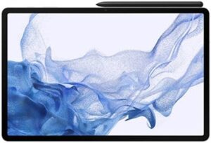 Samsung Galaxy Tab S8 Plus, 12.4" Super AMOLED Display, 8GB RAM, 128GB Storage, WiFi/5G, Snapdragon 8 2.99 GHz, 13 MP+6 MP/12 MP Camera, 10090mAh Battery, ME Version, Silver | N52536635A