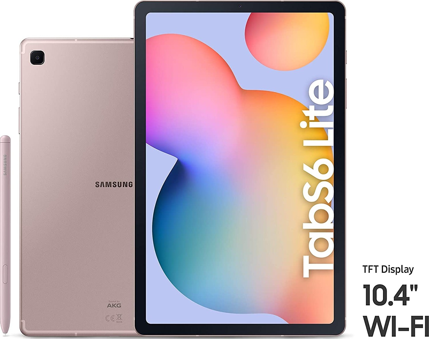 Samsung Galaxy Tab S6 Lite, 64GB, 4GB RAM, Wi-Fi, UAE Version - Pink | Galaxy Tab S6 Lite-PK